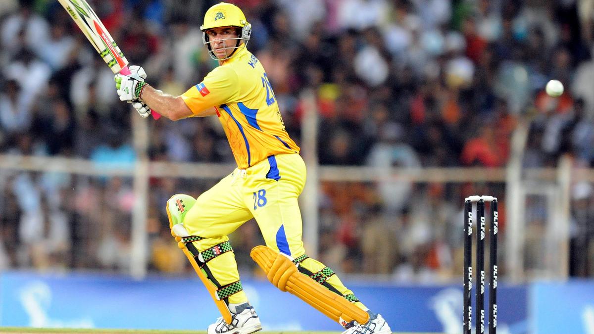 21 Chennai Super Kings Mathew Hayden vg